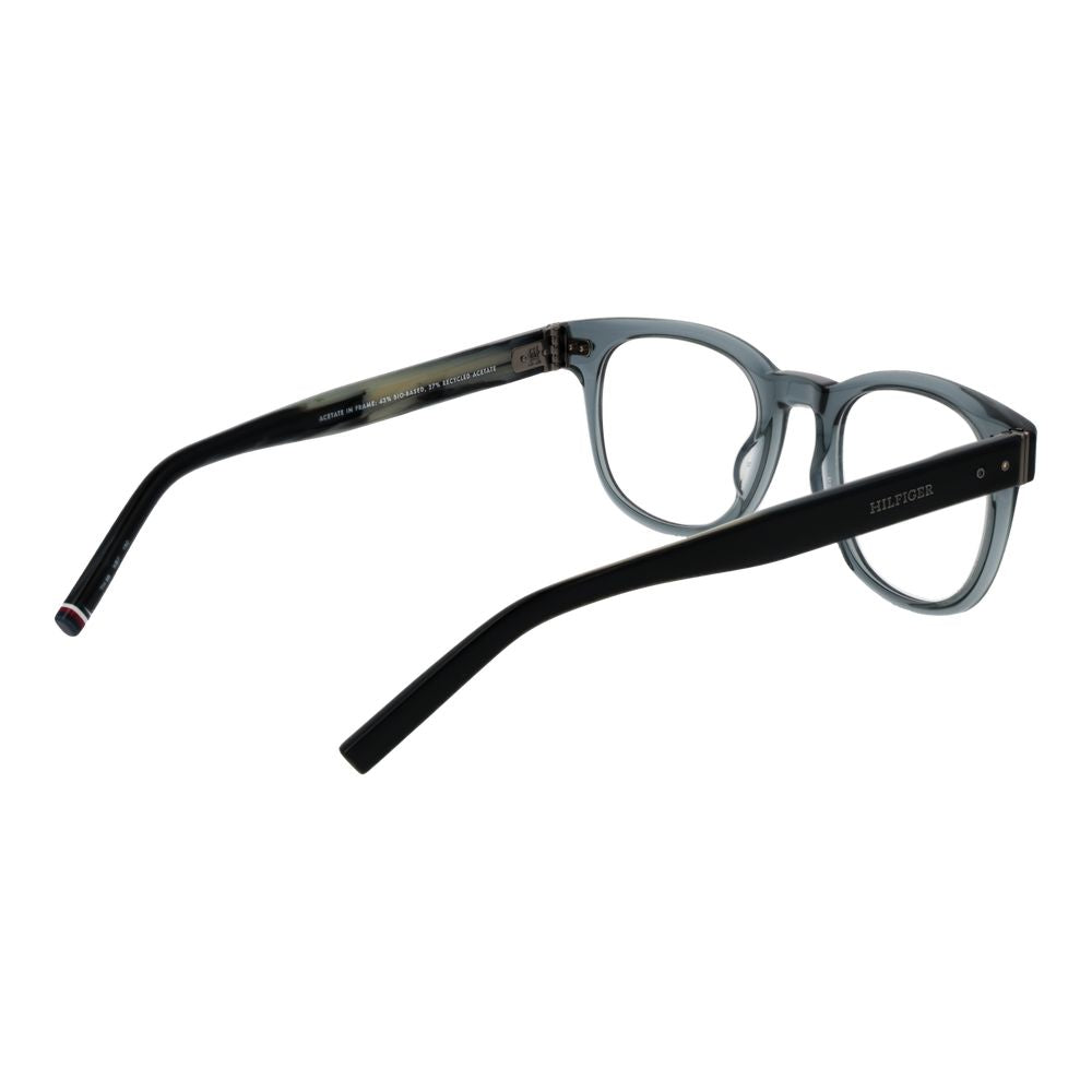 Tommy Hilfiger Men's Optical Glasses – Grey Acetate Full-Rim Frame