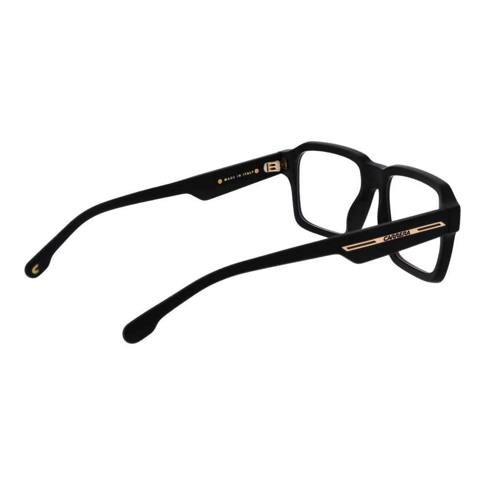 Carrera Men's Black Acetate Glasses – Rectangle Full-Rim Frames