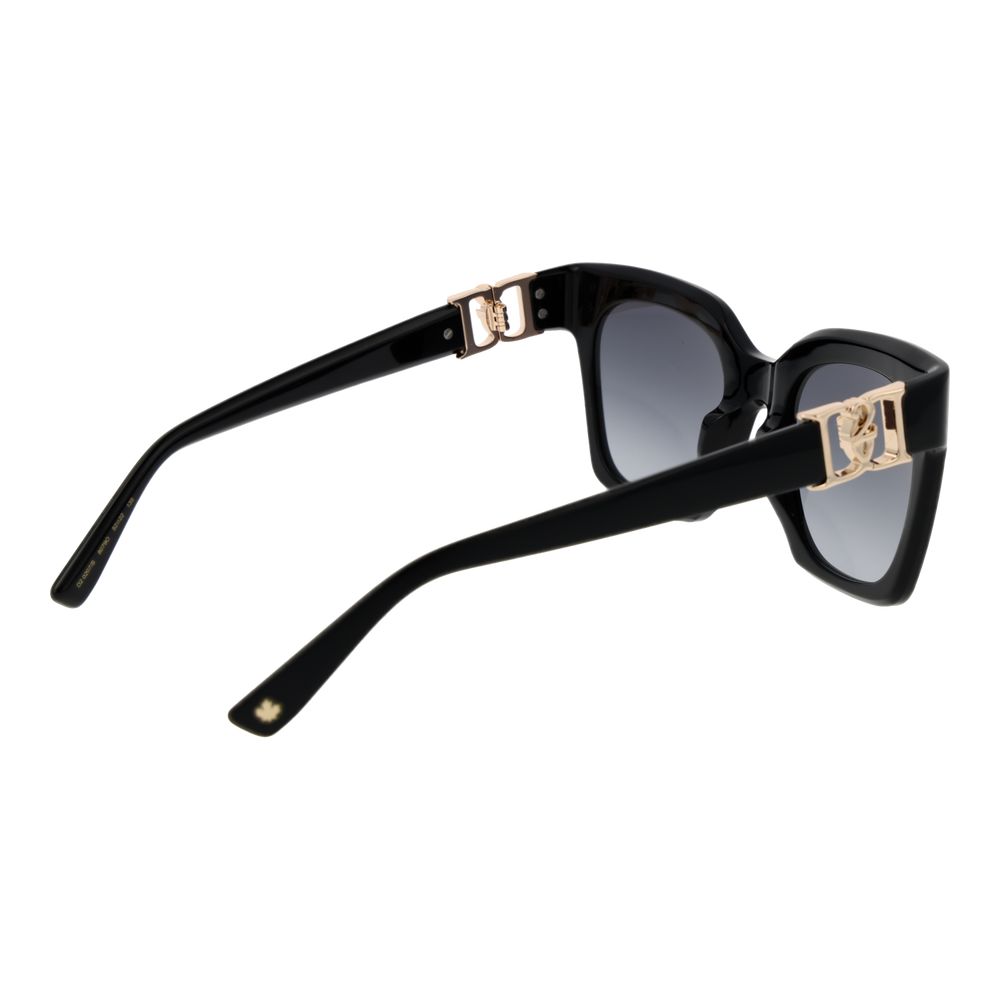 Dsquared² Women’s Sunglasses – Black Butterfly Frame, Grey Gradient Lenses