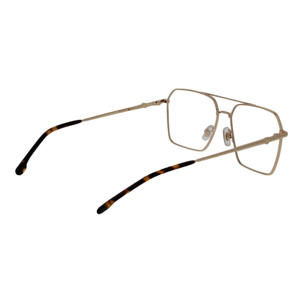 Carrera Women's Gold Metal Glasses – Square Full-Rim Frames