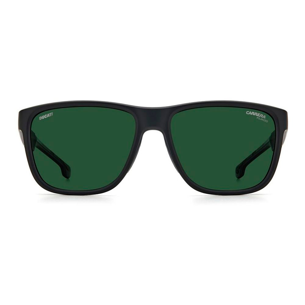 Carrera Ducati Men's Sunglasses – Black Polyamide Frame, Green Lenses