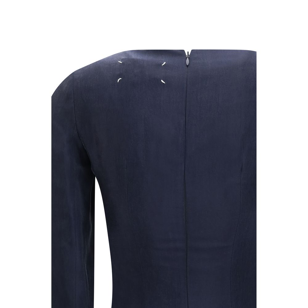 Maison Margiela Blue Copper Casual Dress: A Statement of Minimalist Elegance