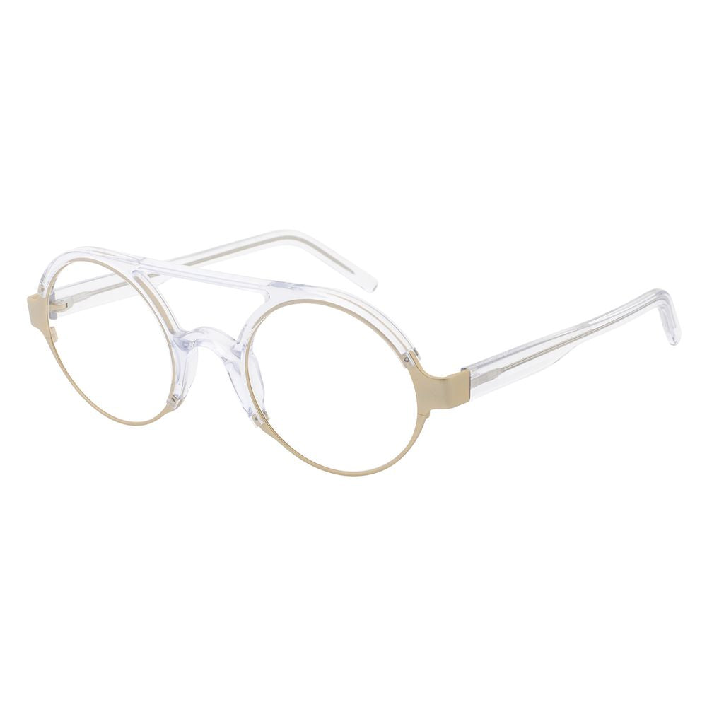 Andy Wolf Unisex Gold Metal & Plastic Optical Glasses