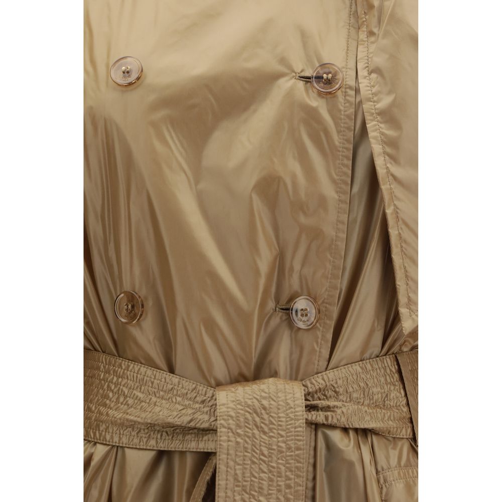 Saint Laurent Beige Lavallière Trench Coat