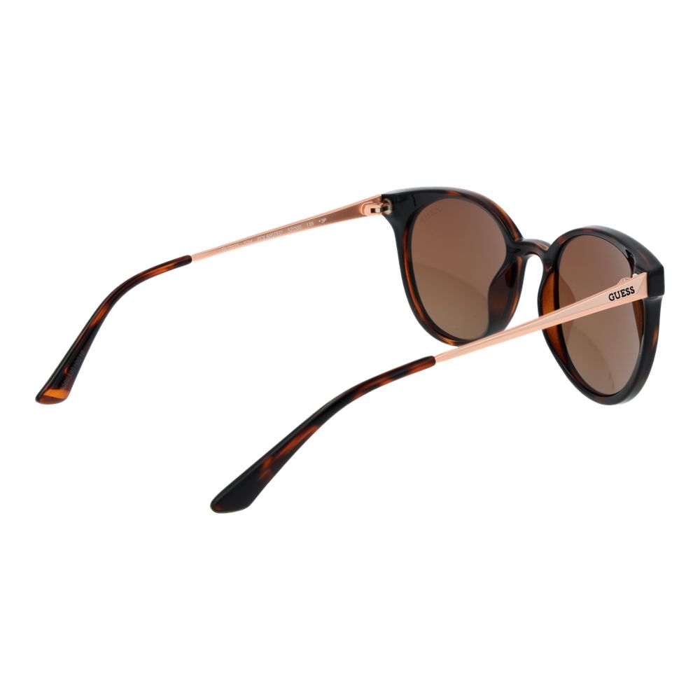 Guess Women’s Sunglasses – Brown Oval Frame, Brown Polarized Lenses