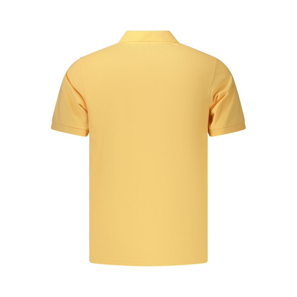 Coveri Moving Orange Cotton Men's Polo - Bold and Stylish