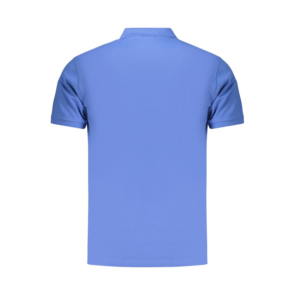 Coveri Moving Blue Cotton Polo Shirt - Effortless Style for Everyday Wear