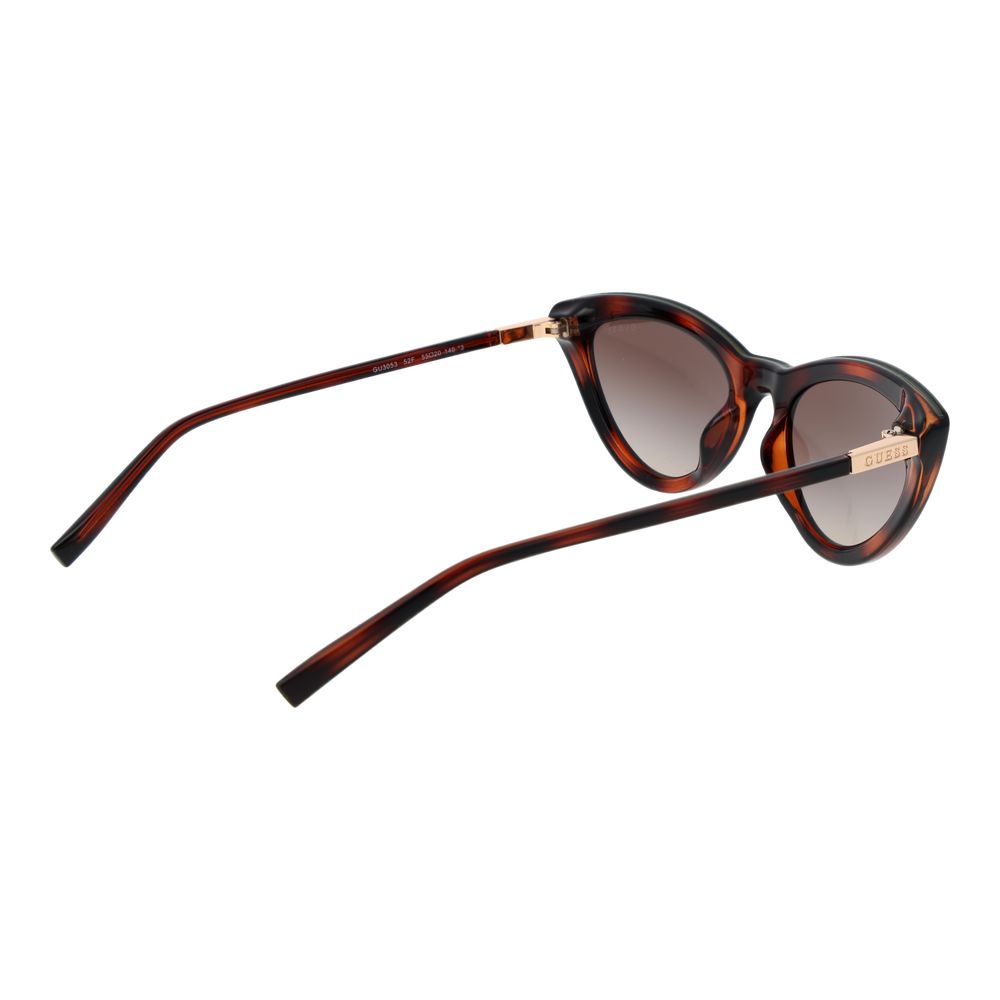 Guess Women’s Sunglasses – Brown Cat Eye Frame, Gradient Lenses