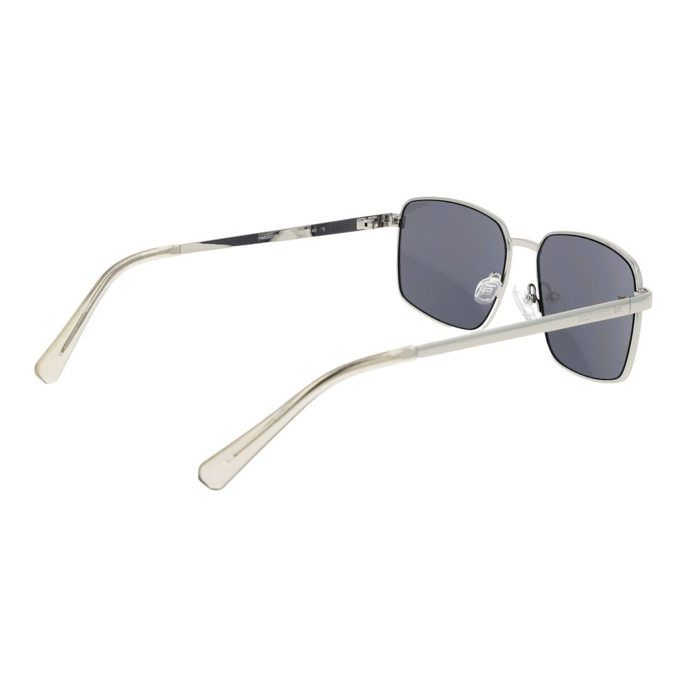 Harley-Davidson Men’s Sunglasses – Silver Aviator Frame, Purple Mirrored Lenses