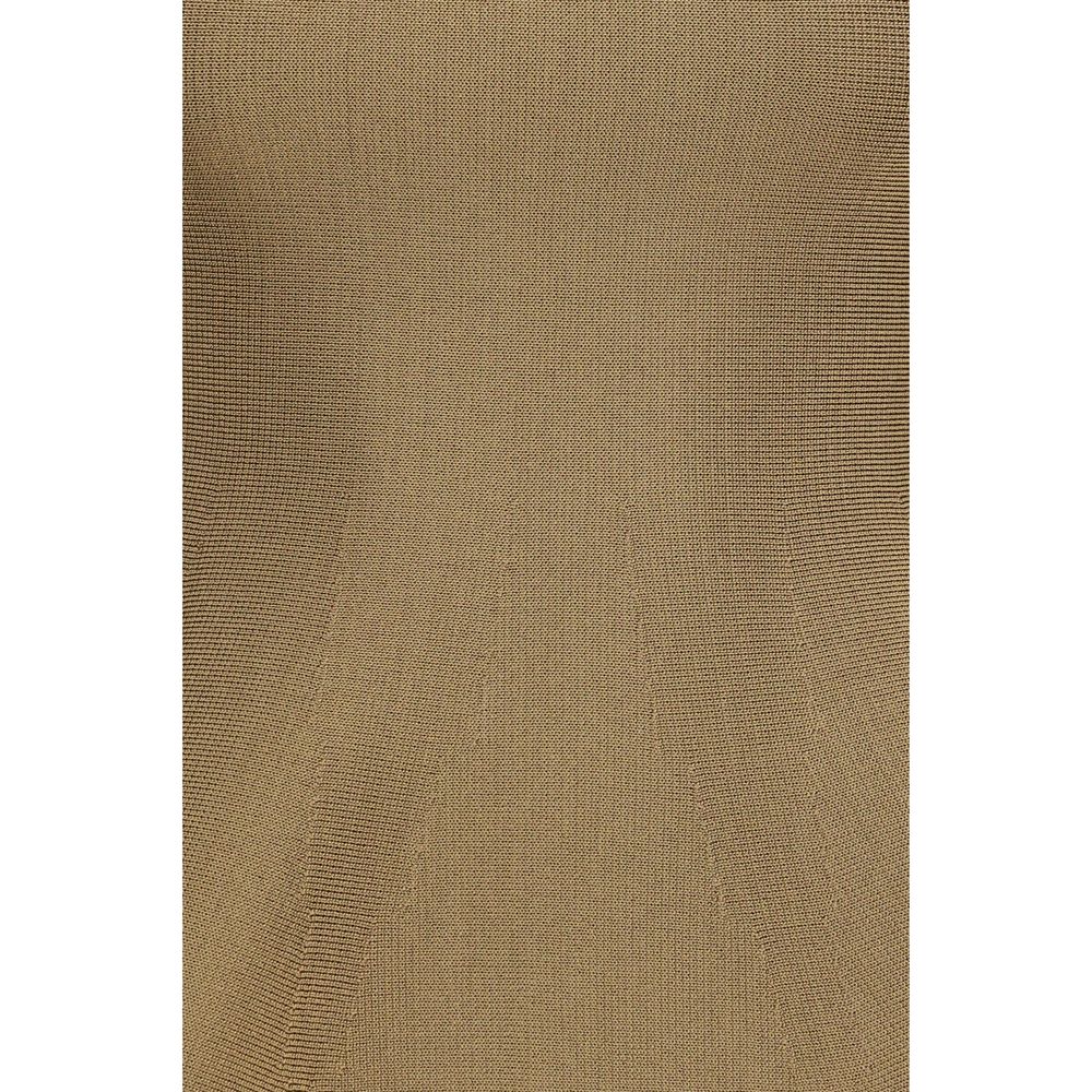 Khaite Andra Top in Beige Viscose