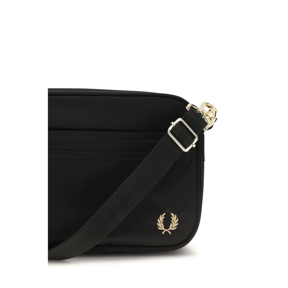 Fred Perry Black Nylon Shoulder Bag - Amy Mini Shoulder Bag
