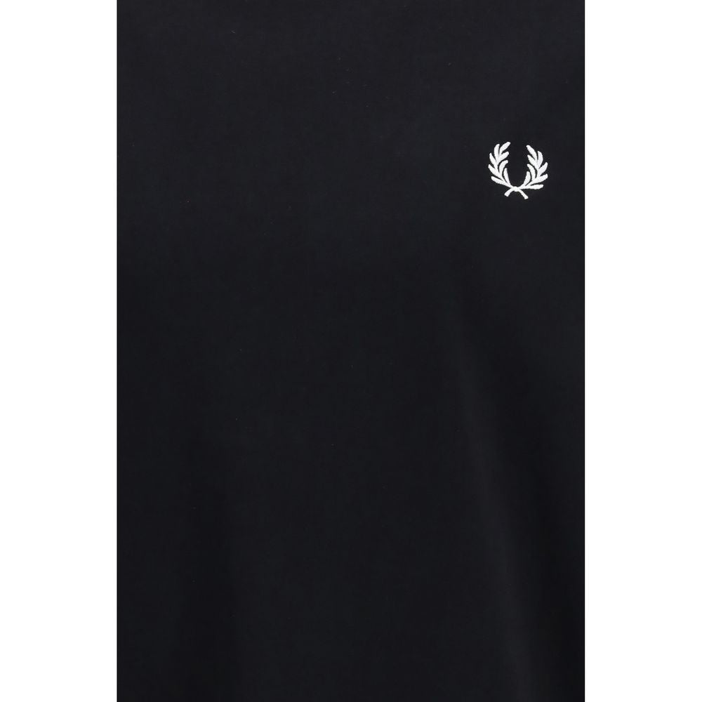 Fred Perry Black Cotton Sportswear T-Shirt