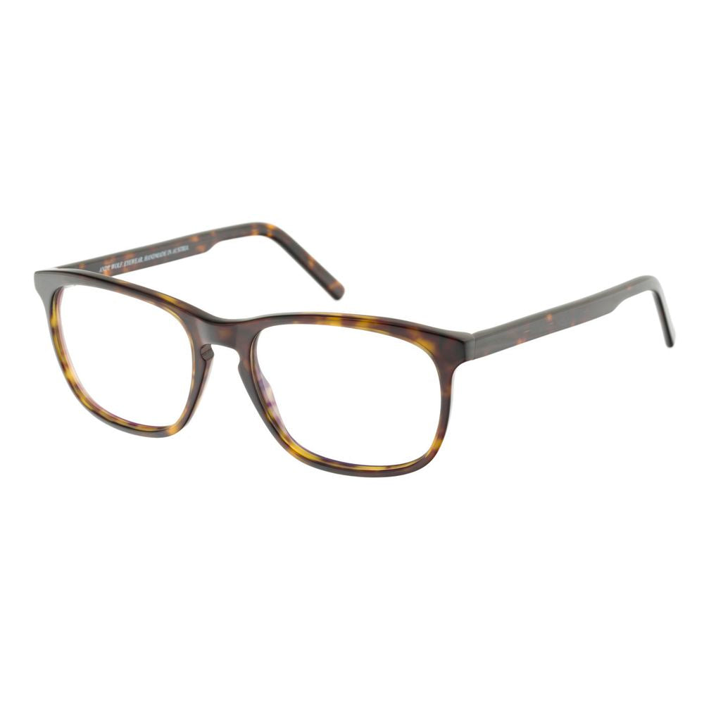 Andy Wolf Men’s Optical Glasses – Brown Trapezium Frame