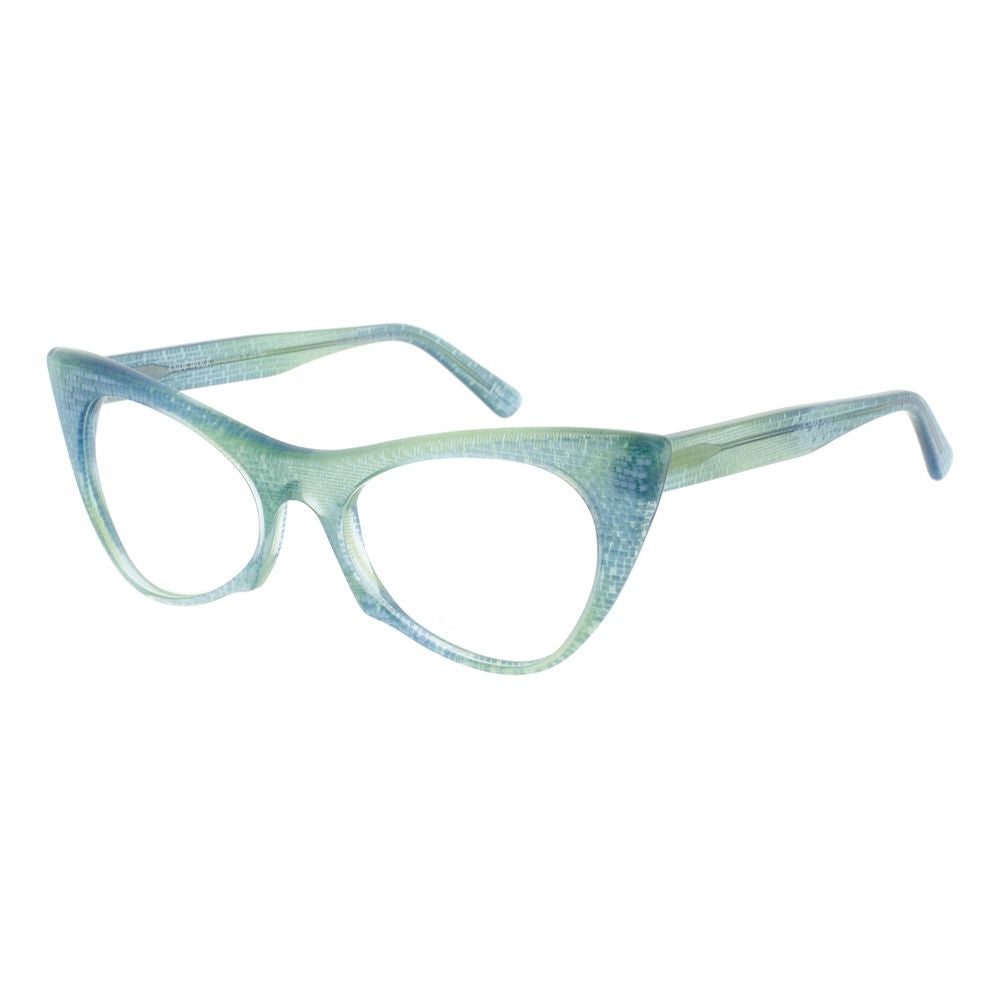 Andy Wolf Women’s Optical Glasses – Blue Cat Eye Frames, 53mm