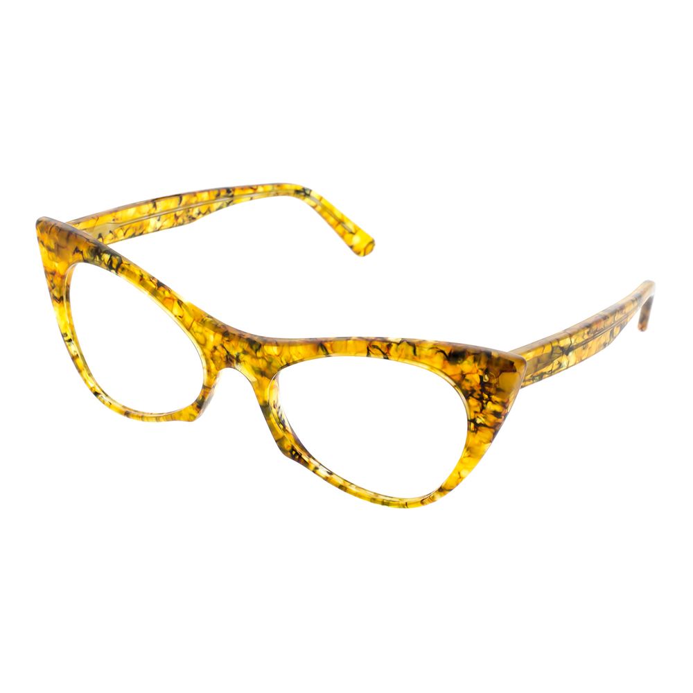 Andy Wolf Women's Cat Eye Acetate Glasses – Yellow Frames