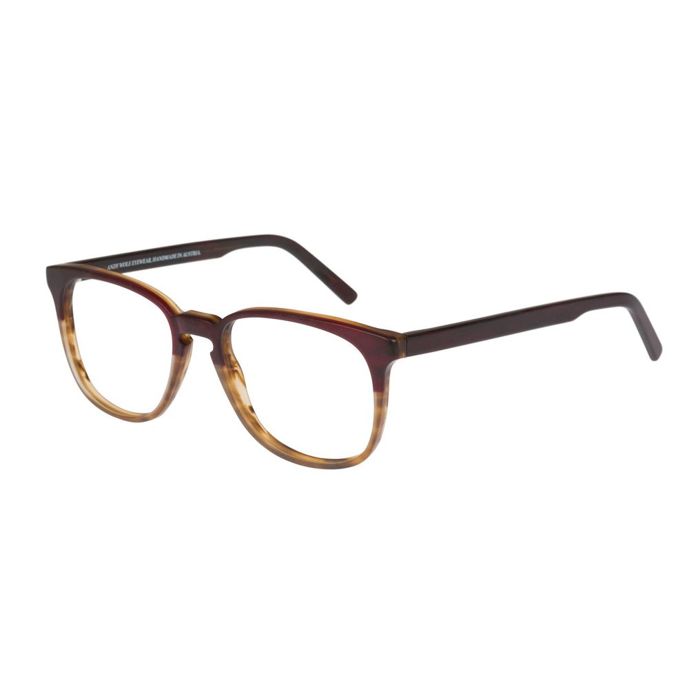 Andy Wolf Unisex Brown Acetate Demo-Lens Glasses