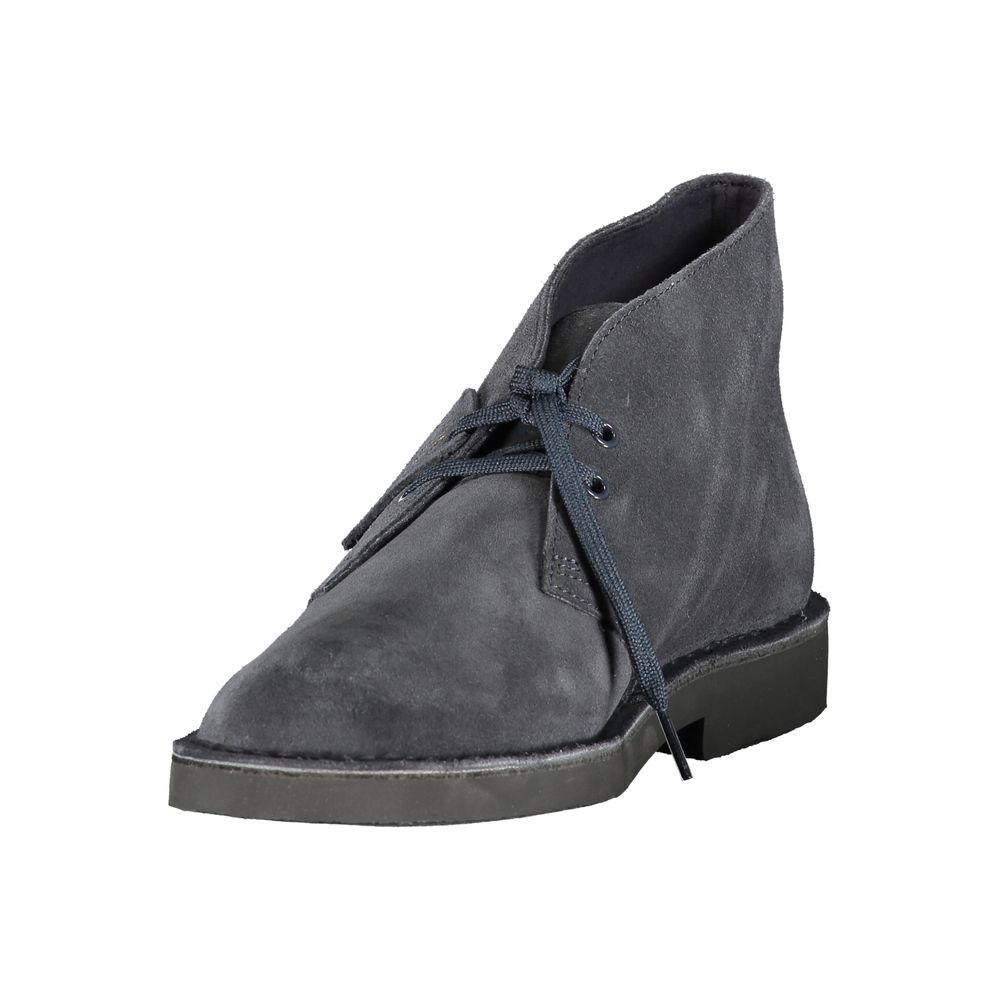 Clarks Blue Leather Men's Ankle Boots