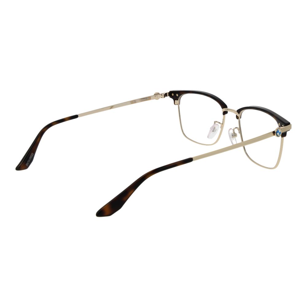 BMW Men's Gold Titanium Optical Glasses – Full-Rim Frames
