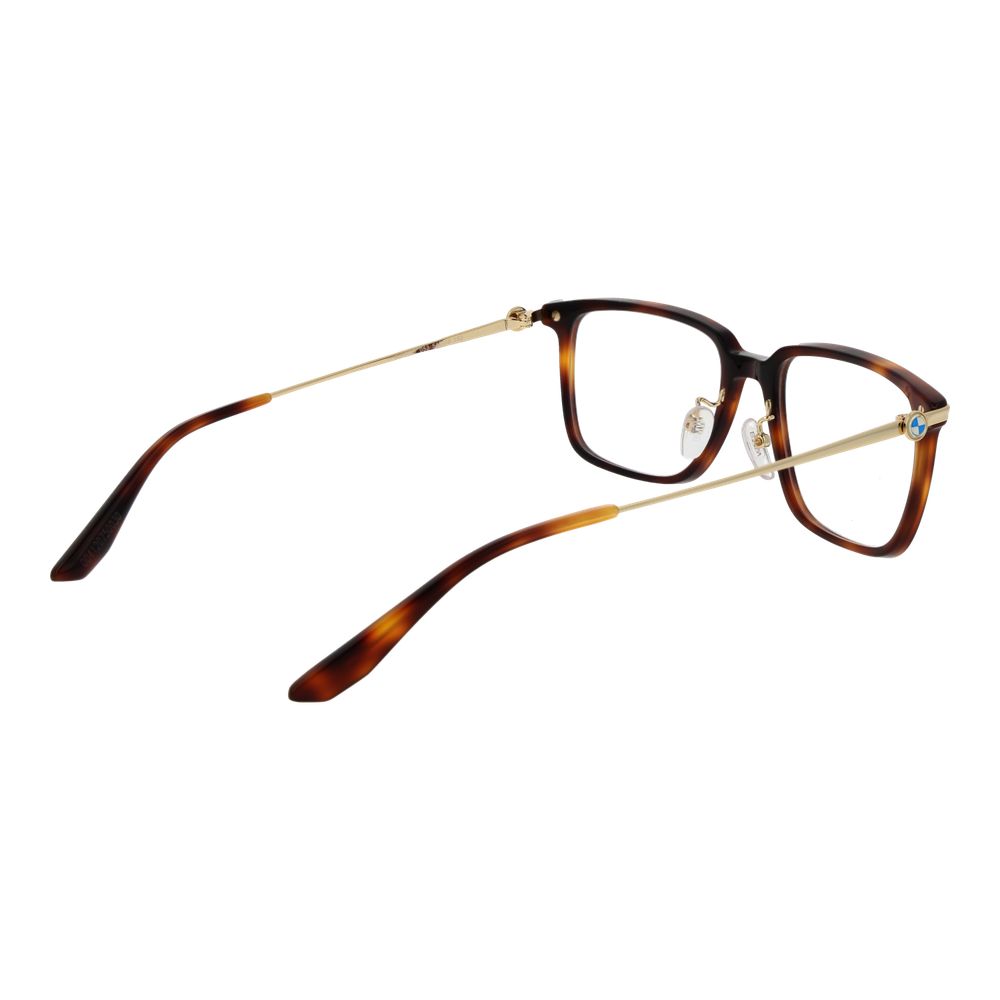 BMW Men's Optical Glasses – Brown Square Full-Rim Frames