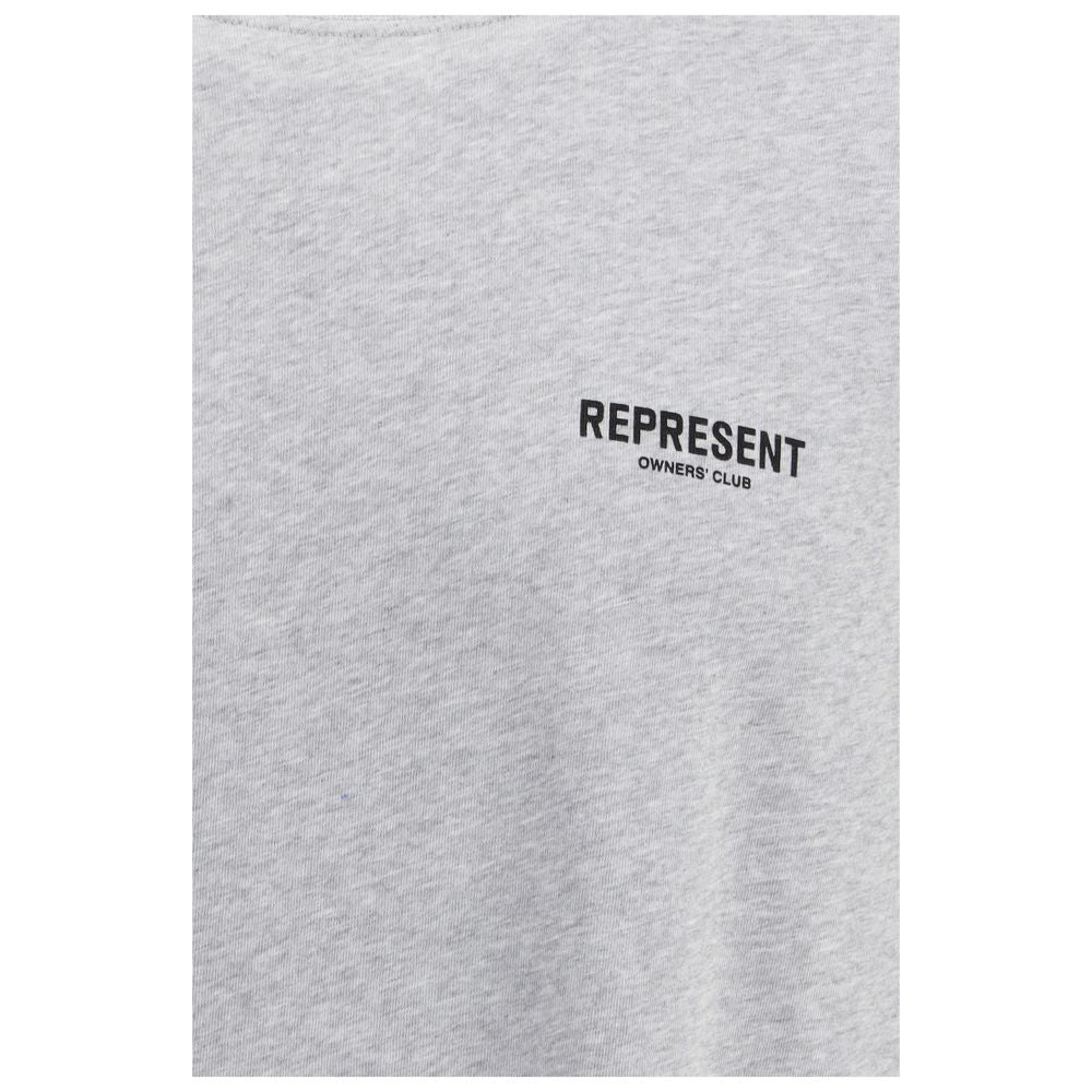 Gray Cotton T-Shirt by Represent