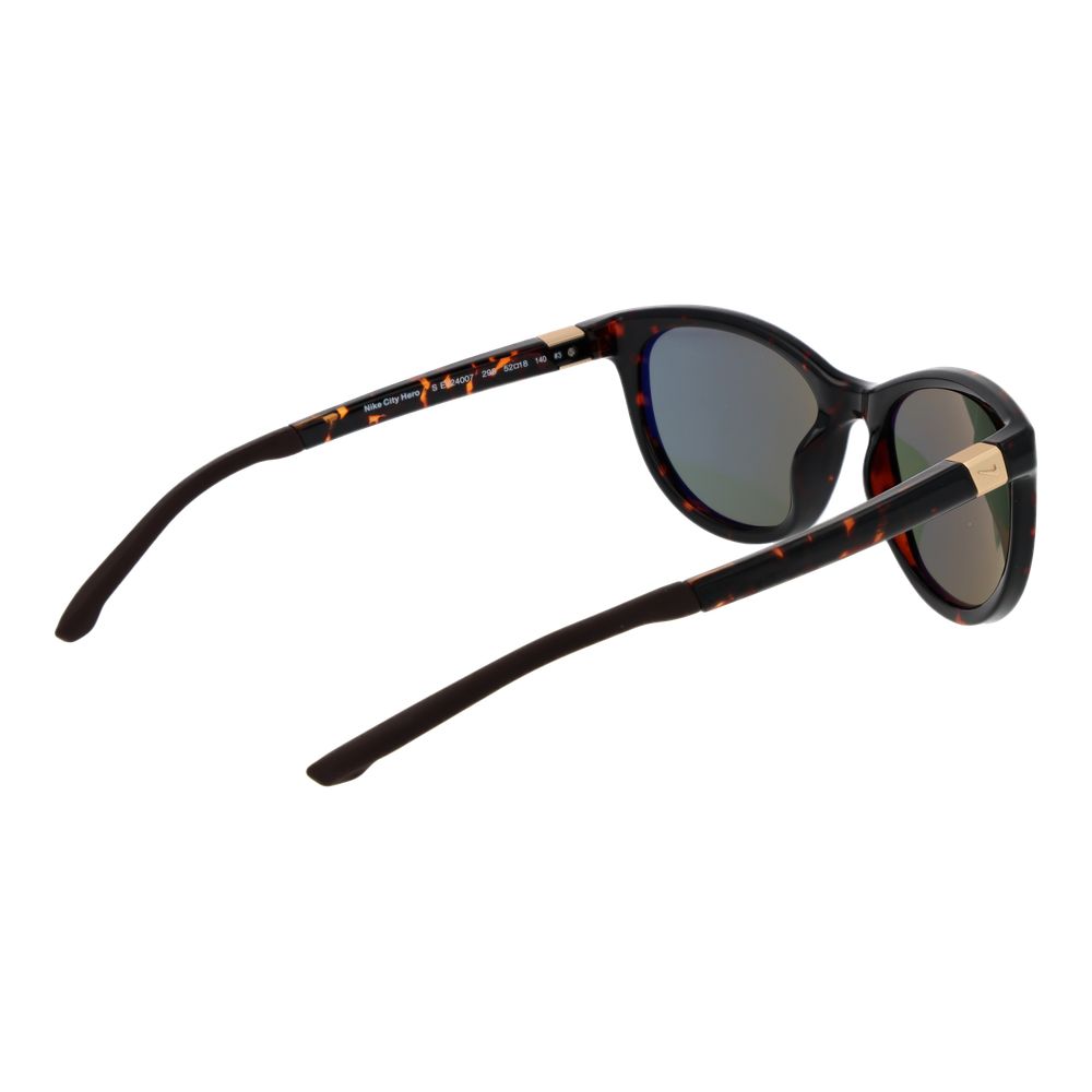 Nike Women's Brown Plastic Cat Eye Sunglasses