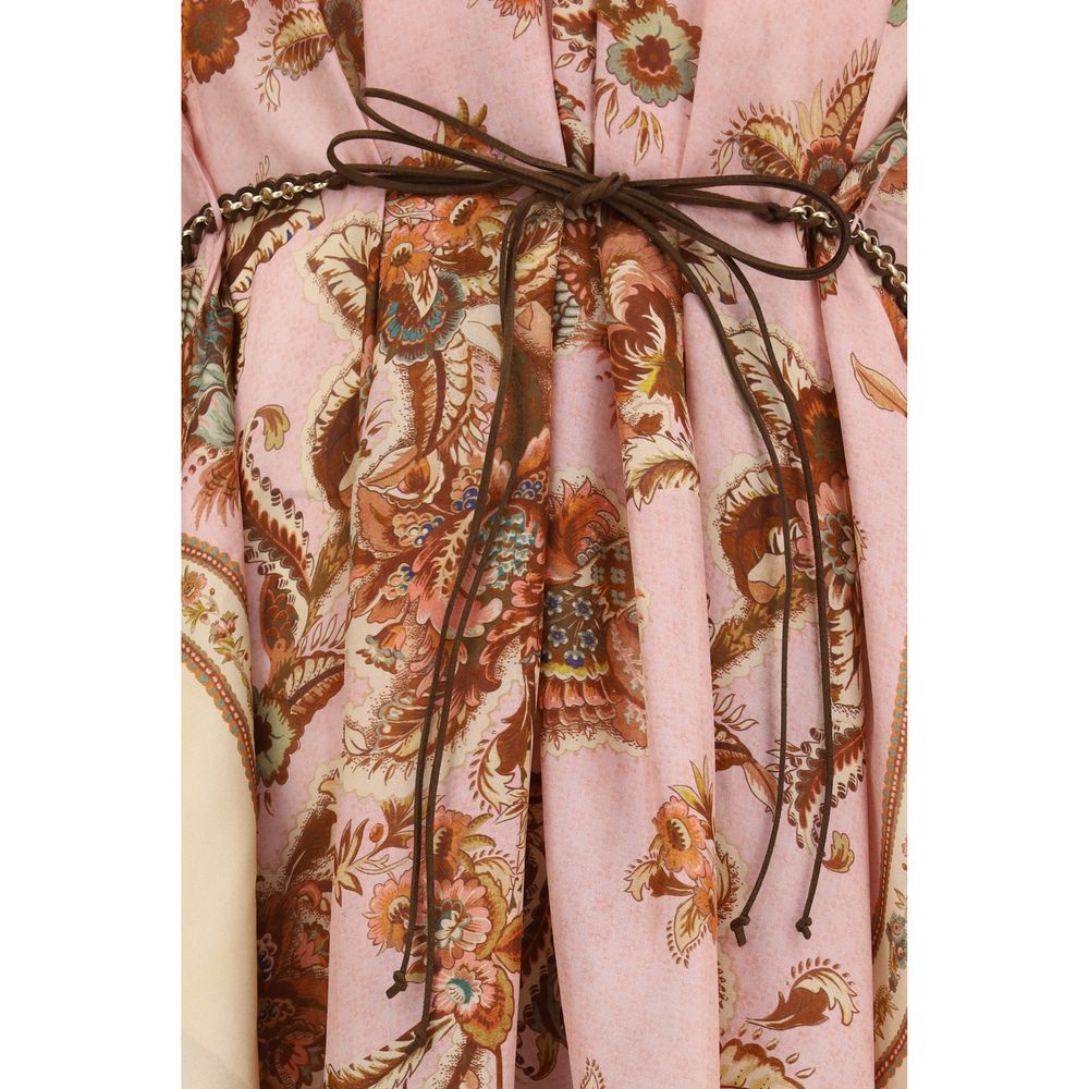 Zimmermann Multicolor Silk Aster Billow Dress