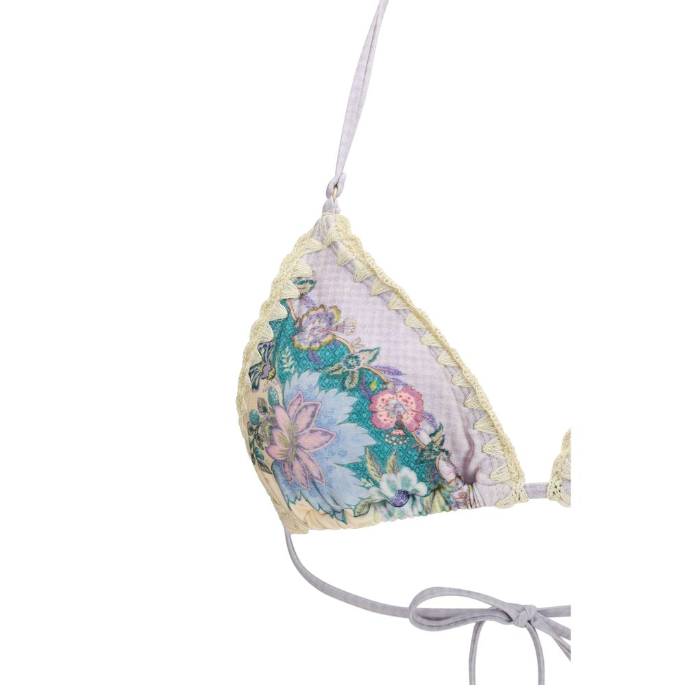 Zimmermann Beige Indra Crochet Detail Bikini