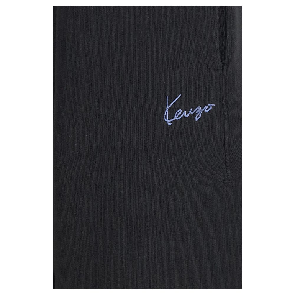 Kenzo Black Cotton Joggers - Ultimate Comfort and Style