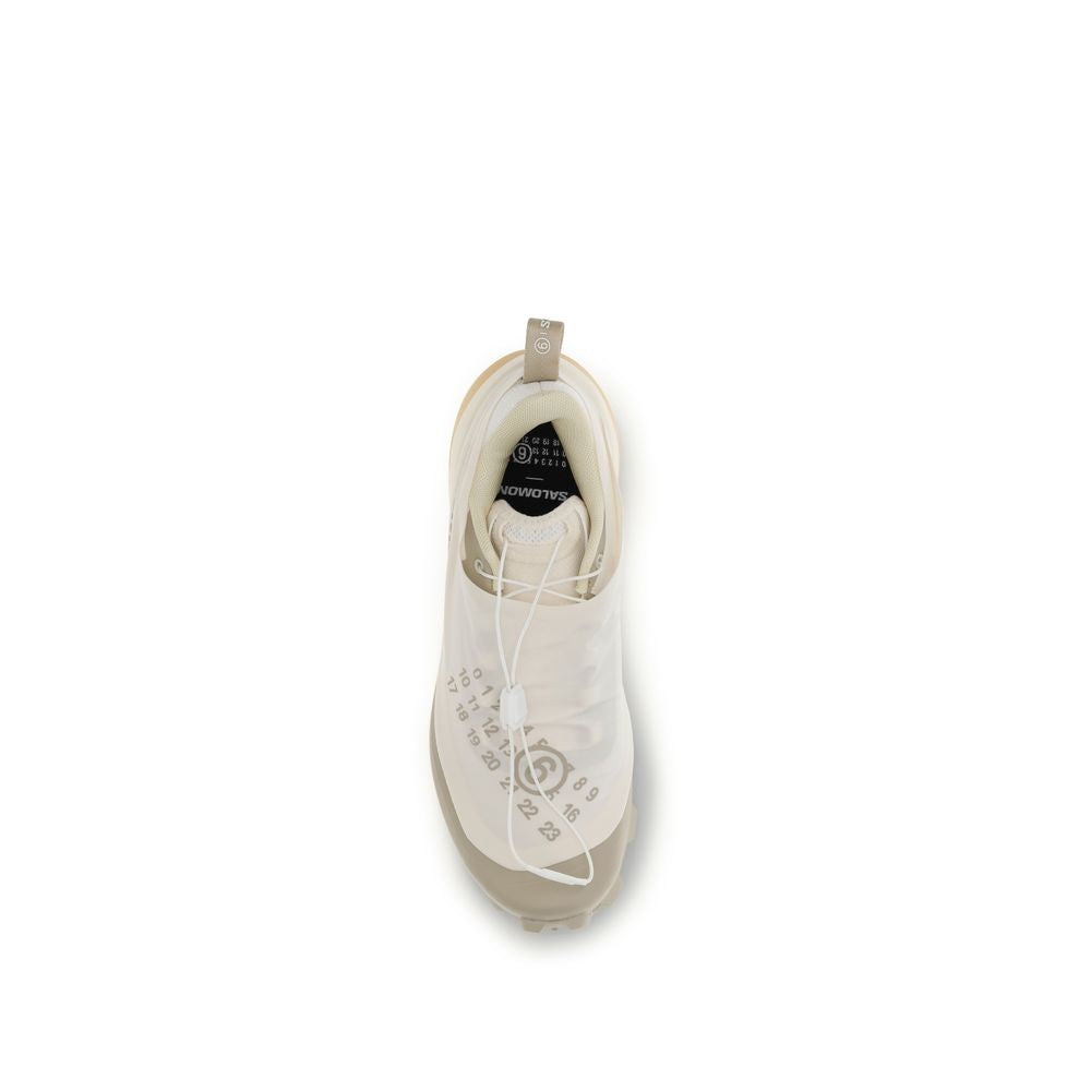 MM6 White Polyamide Athletic Sneakers by Salomon