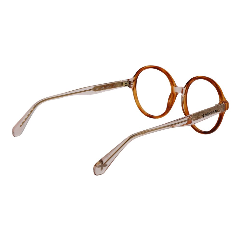 Christian Lacroix Women’s Optical Glasses – Brown Round Frame