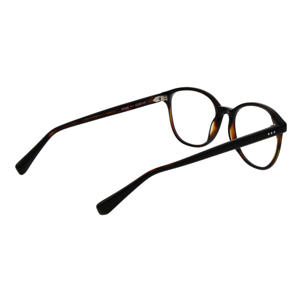 Sandro Men's Black Acetate Glasses – Full-Rim Panto Style