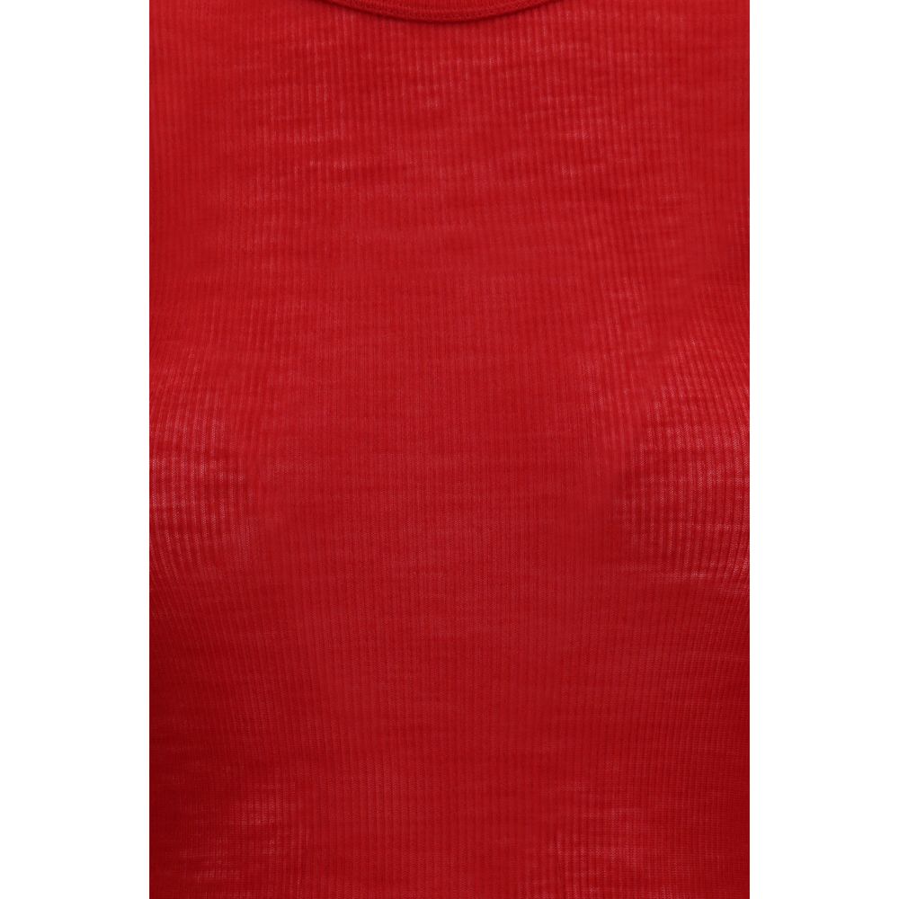 Versace Red Wool Knit T-Shirt