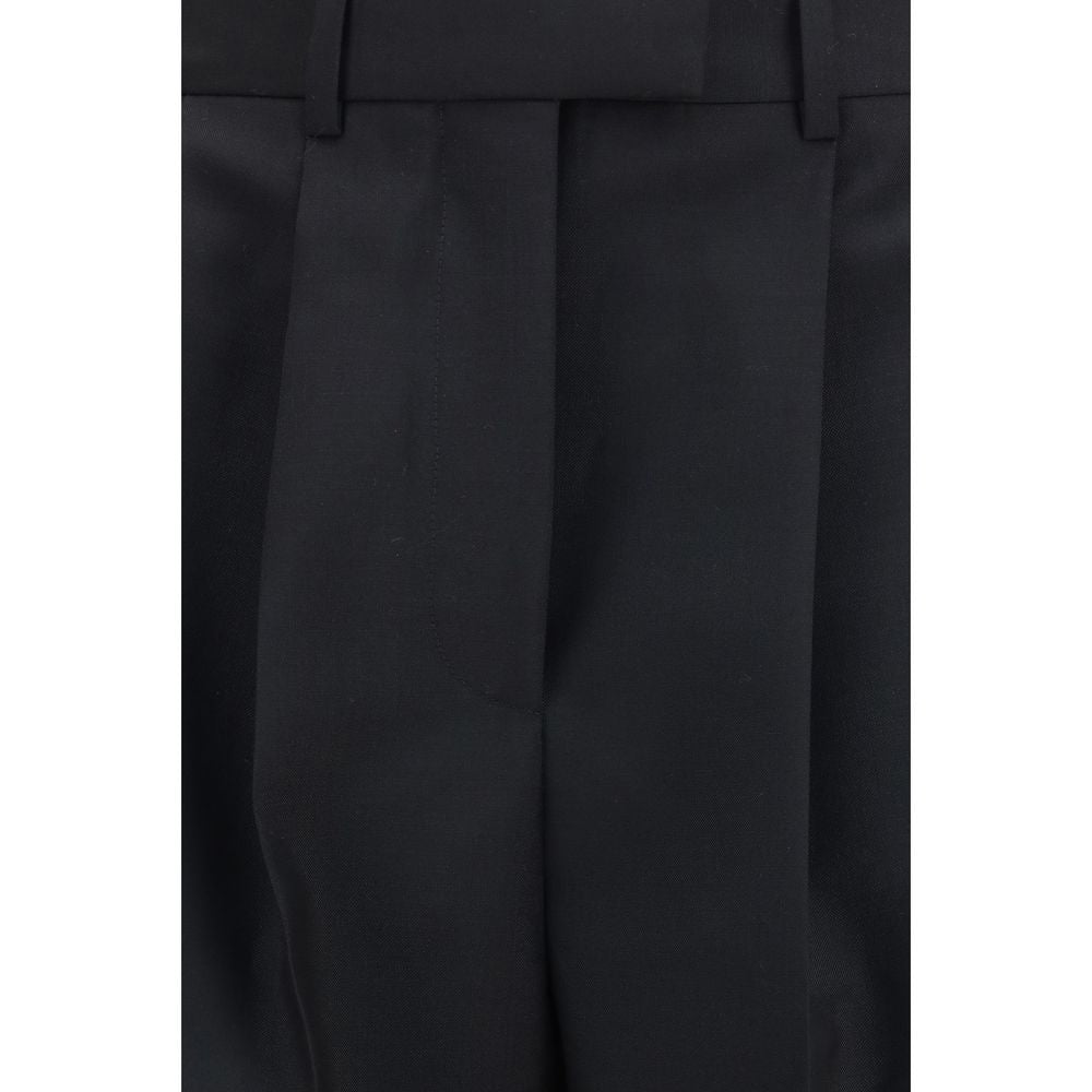 Givenchy Black Wool and Mohair Dress Pants