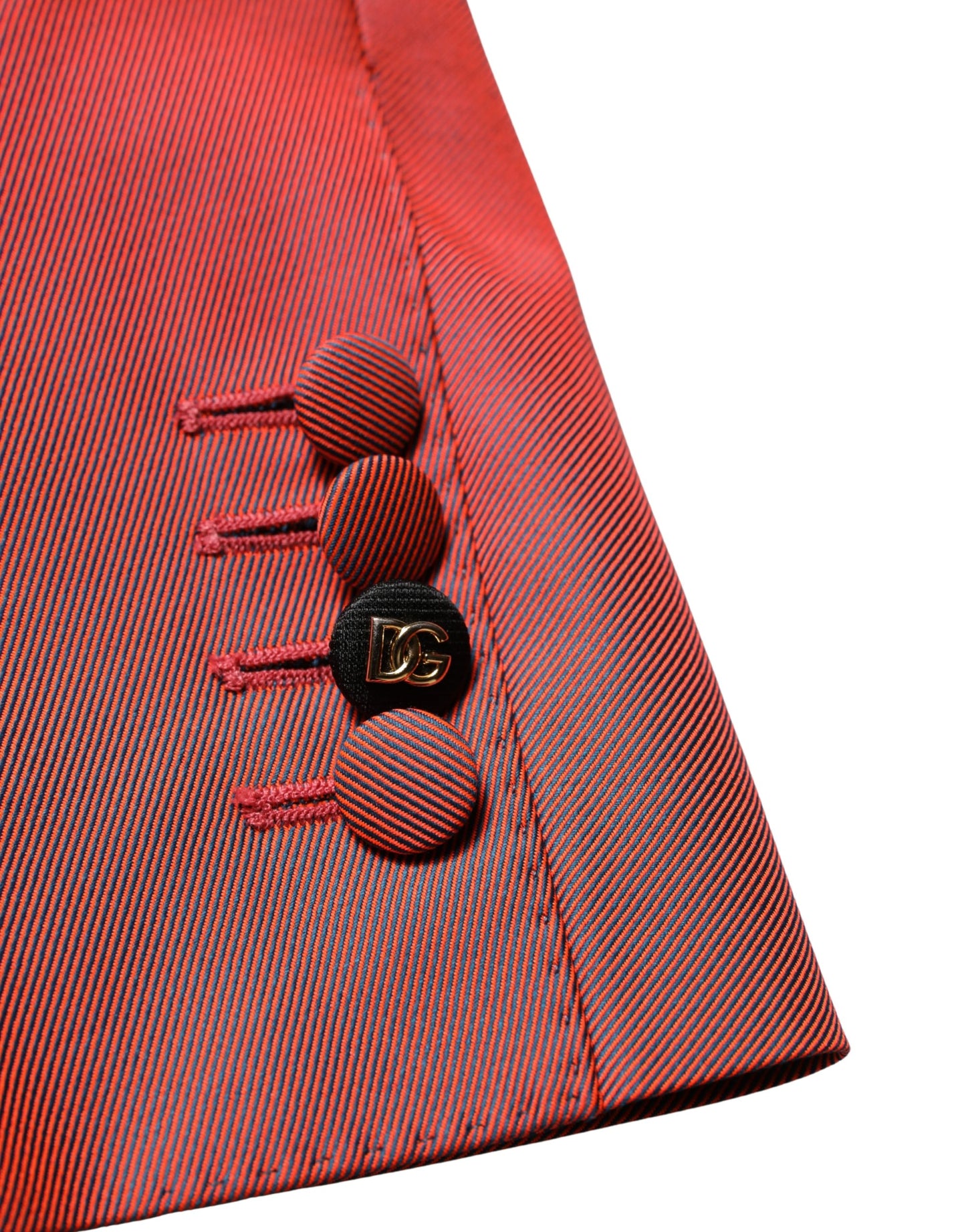 Dolce & Gabbana Red Wool Single Breasted Blazer Jacket for Men