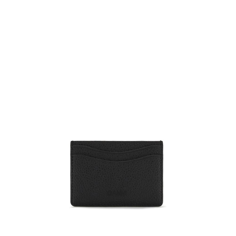 Ganni Black Card Holder Wallet