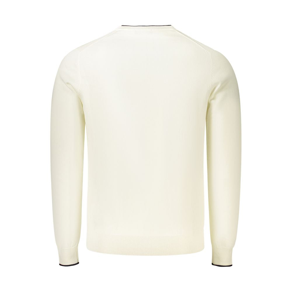 North Sails White Cotton Men's Jumper