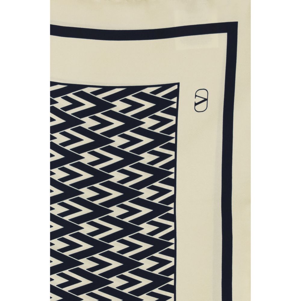 Valentino Garavani Toute La V Silk Scarf