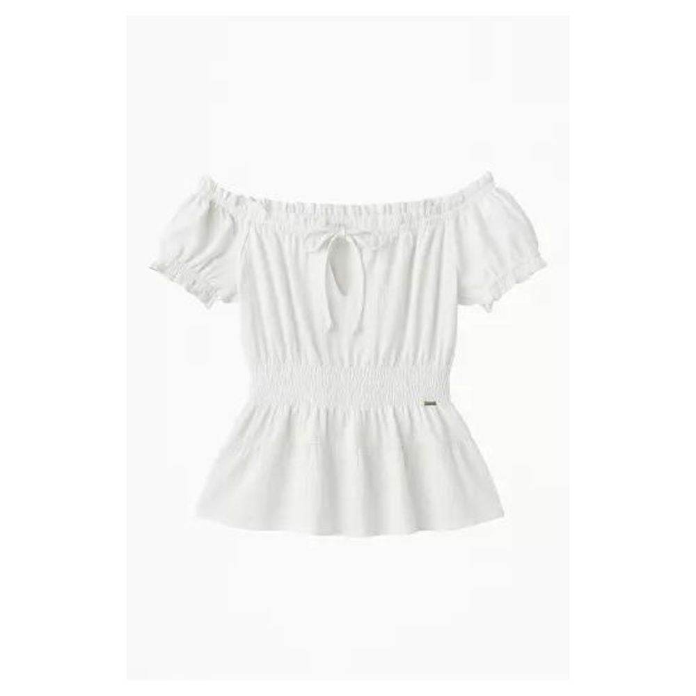 Chic Guess White Polyester Blouse