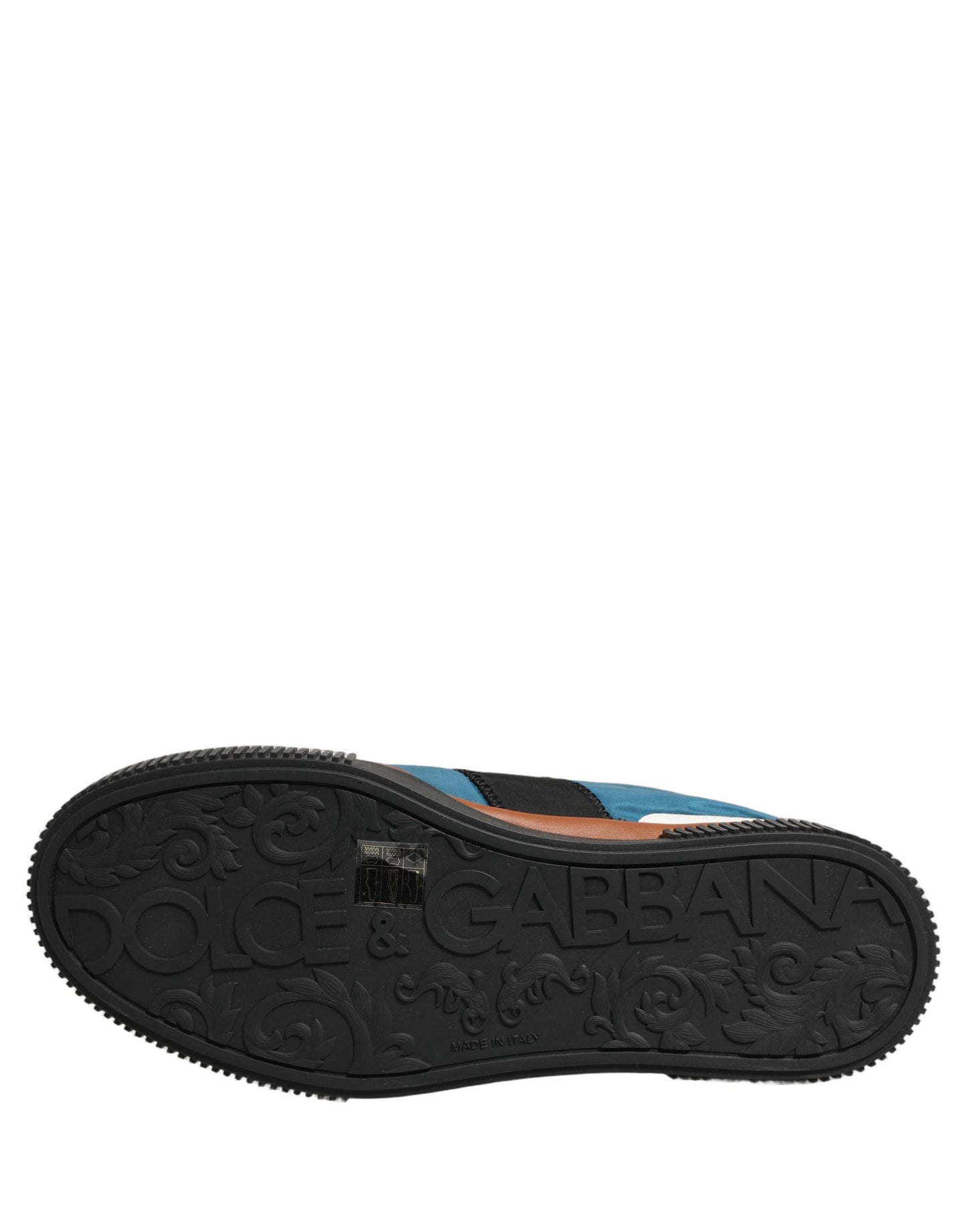 Dolce & Gabbana Multicolor Leather MIAMI Low Top Men Sneakers