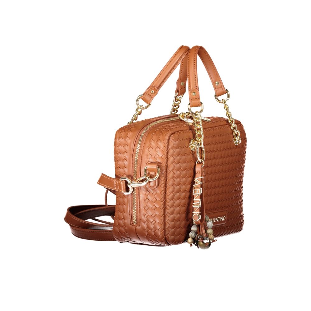 Mario Valentino Brown Polyurethane Women's Handbag