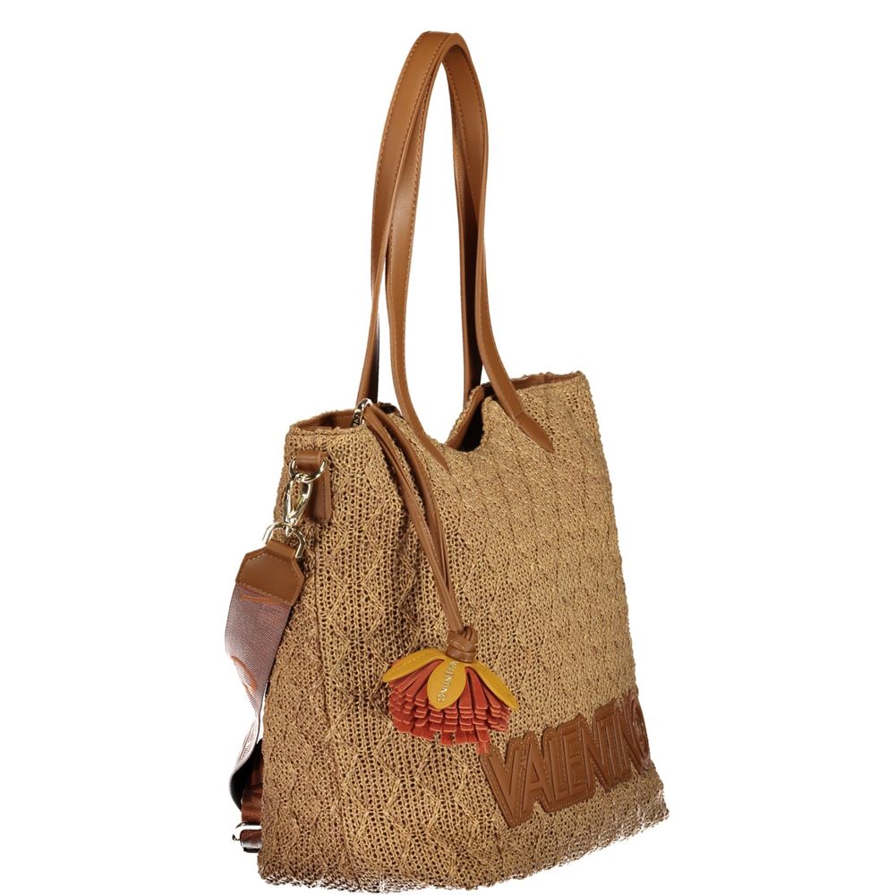 Mario Valentino Brown Polyethylene Women Bag