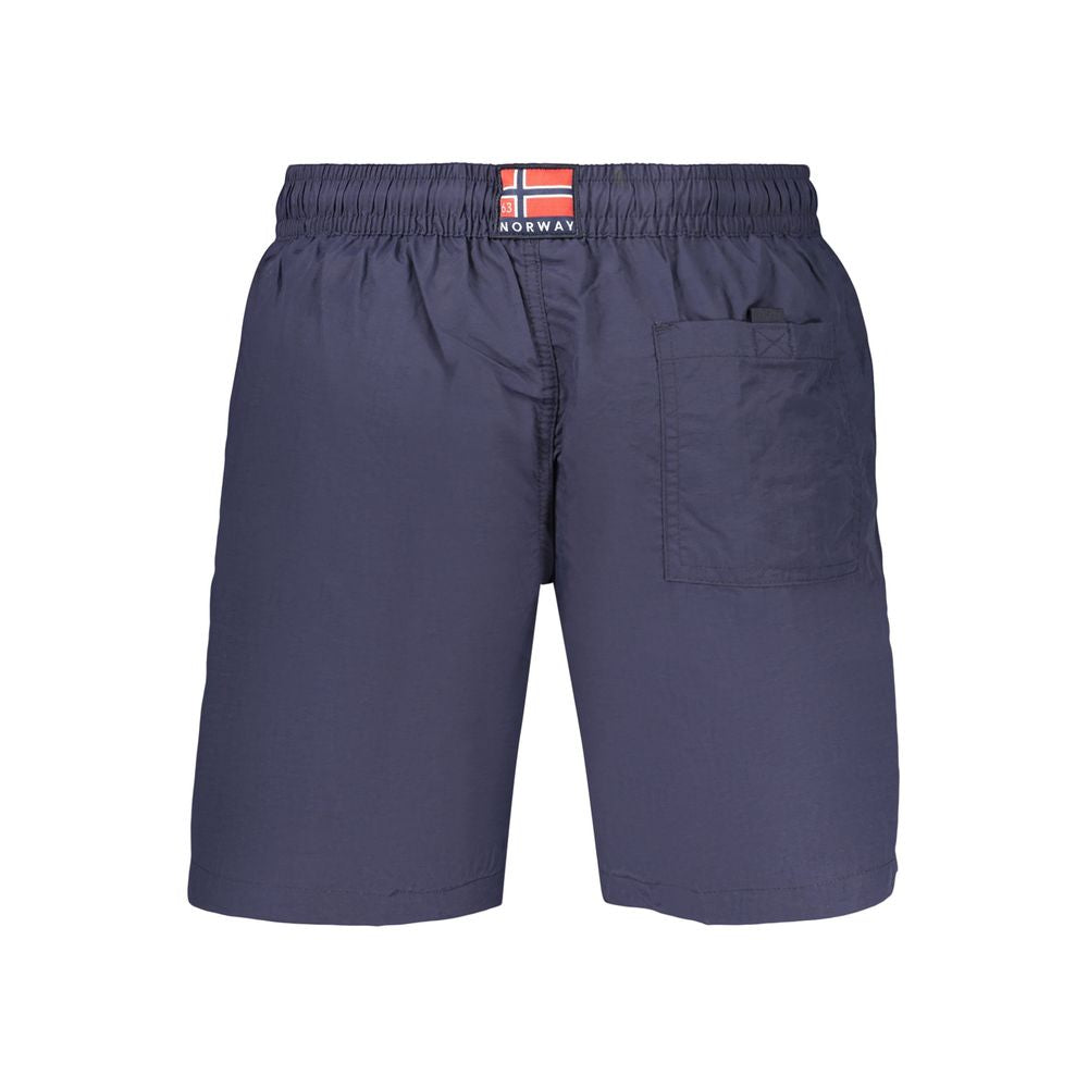Norway 1963 Quick-Drying Blue Swim Shorts