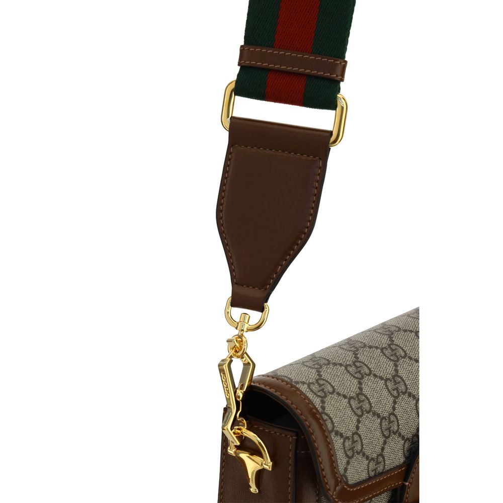 Gucci Brown 1955 Mini Horsebit Shoulder Bag