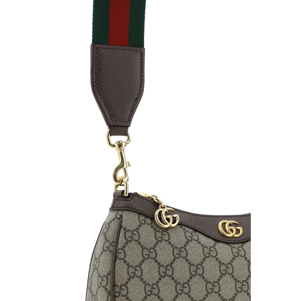 Gucci Brown Cotton Ophidia Shoulder Bag
