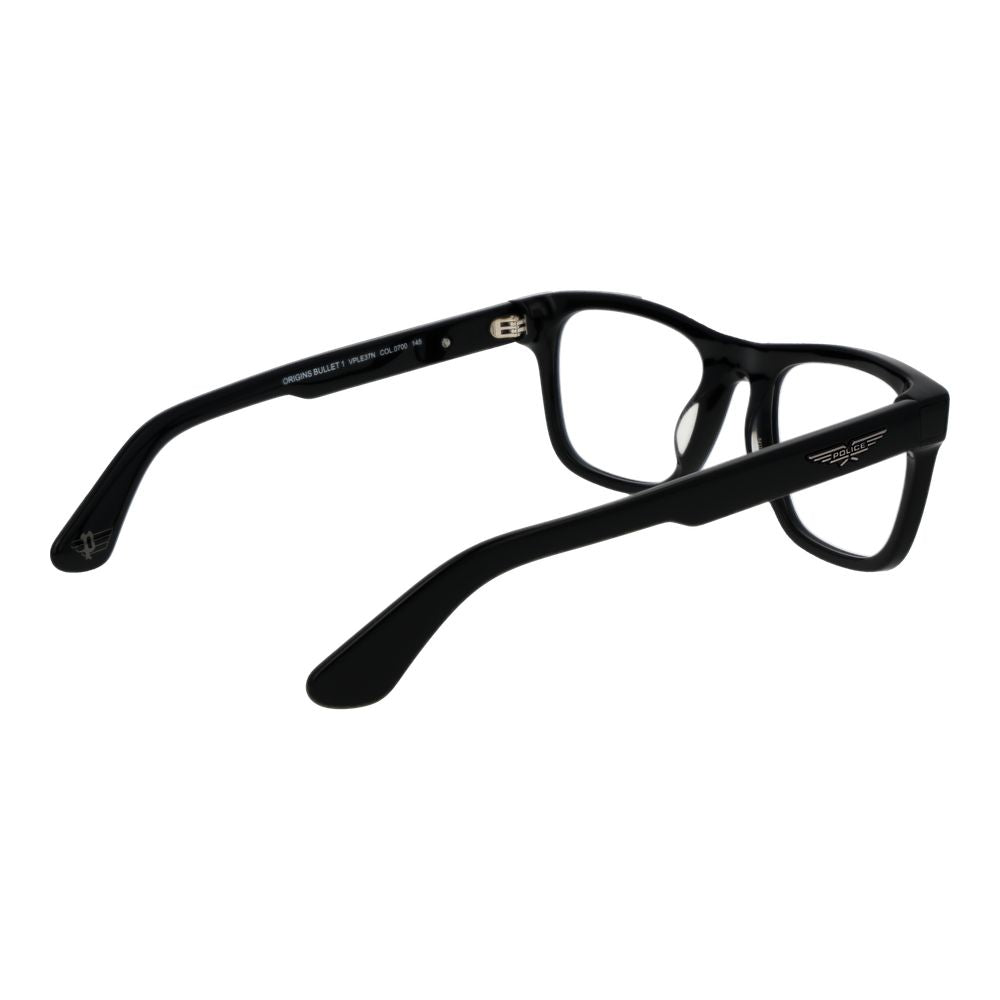 Police Men’s Optical Glasses – Black Square Frame, 52mm