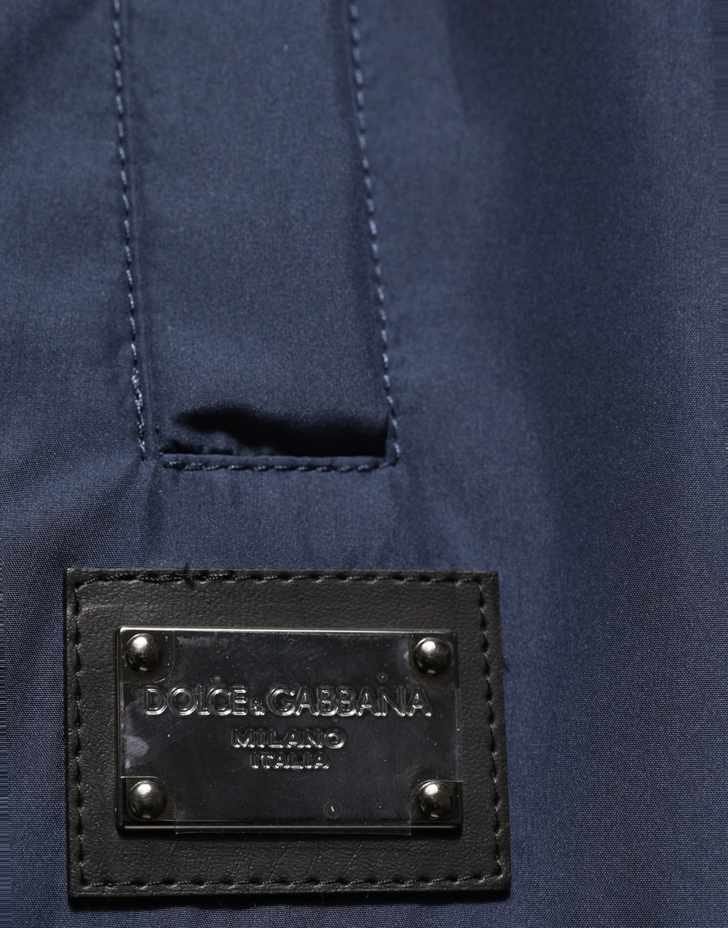 Dolce & Gabbana Dark Blue Polyester Jogger Sweatpants