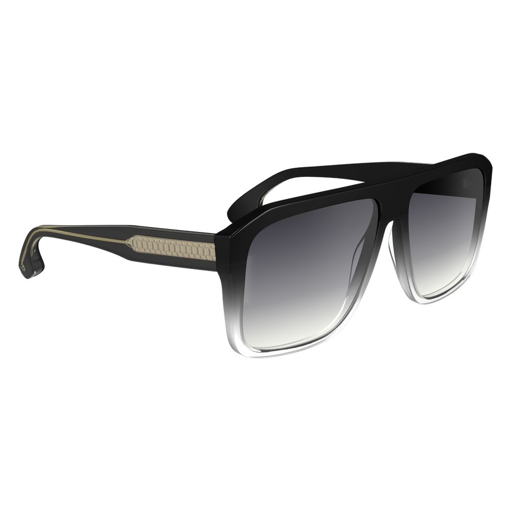 Victoria Beckham Women’s Sunglasses – Black Browline Frame, Grey Gradient Lenses