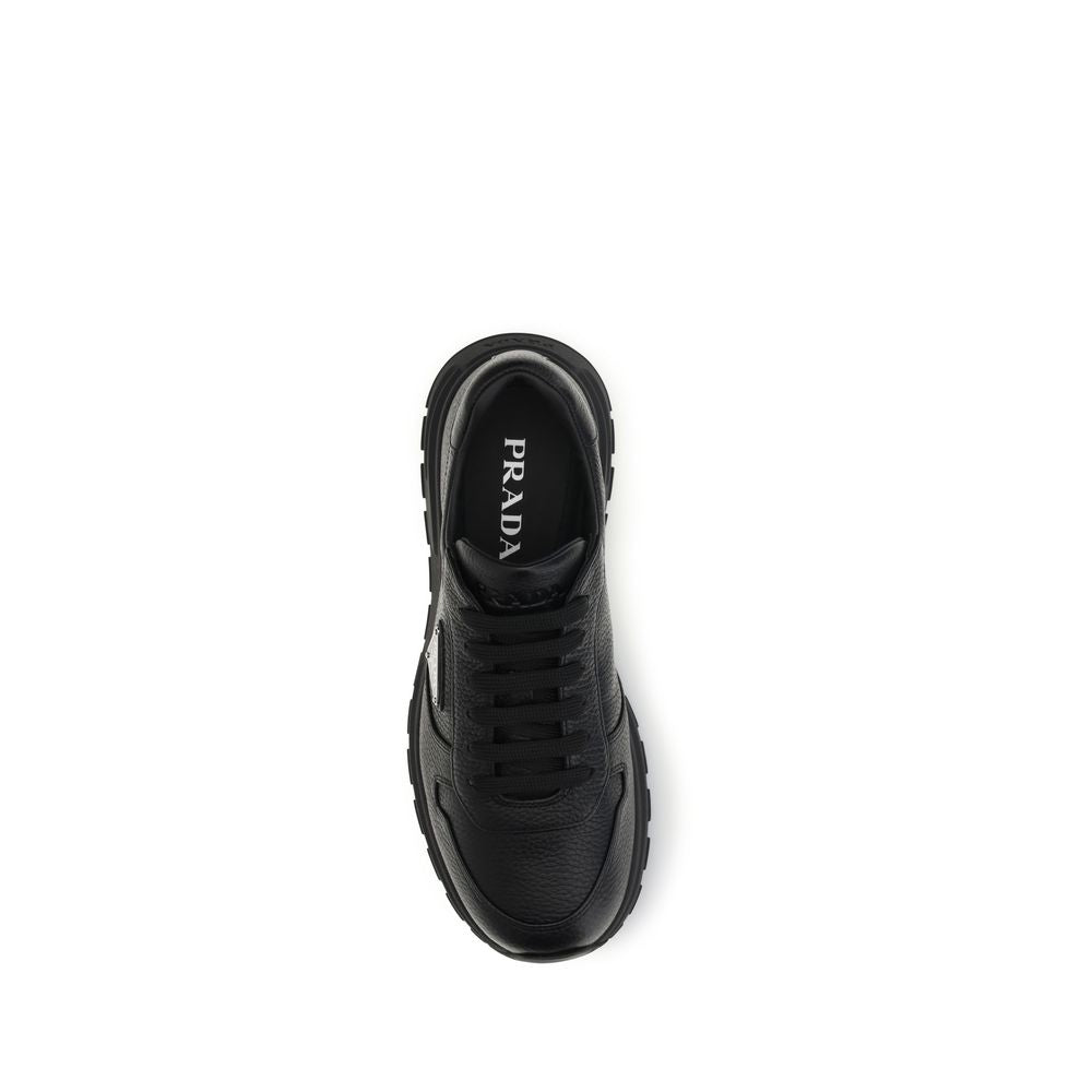 Prada Black Polyester Athletic Sneakers - Prax 2.0 Fabric and Mesh
