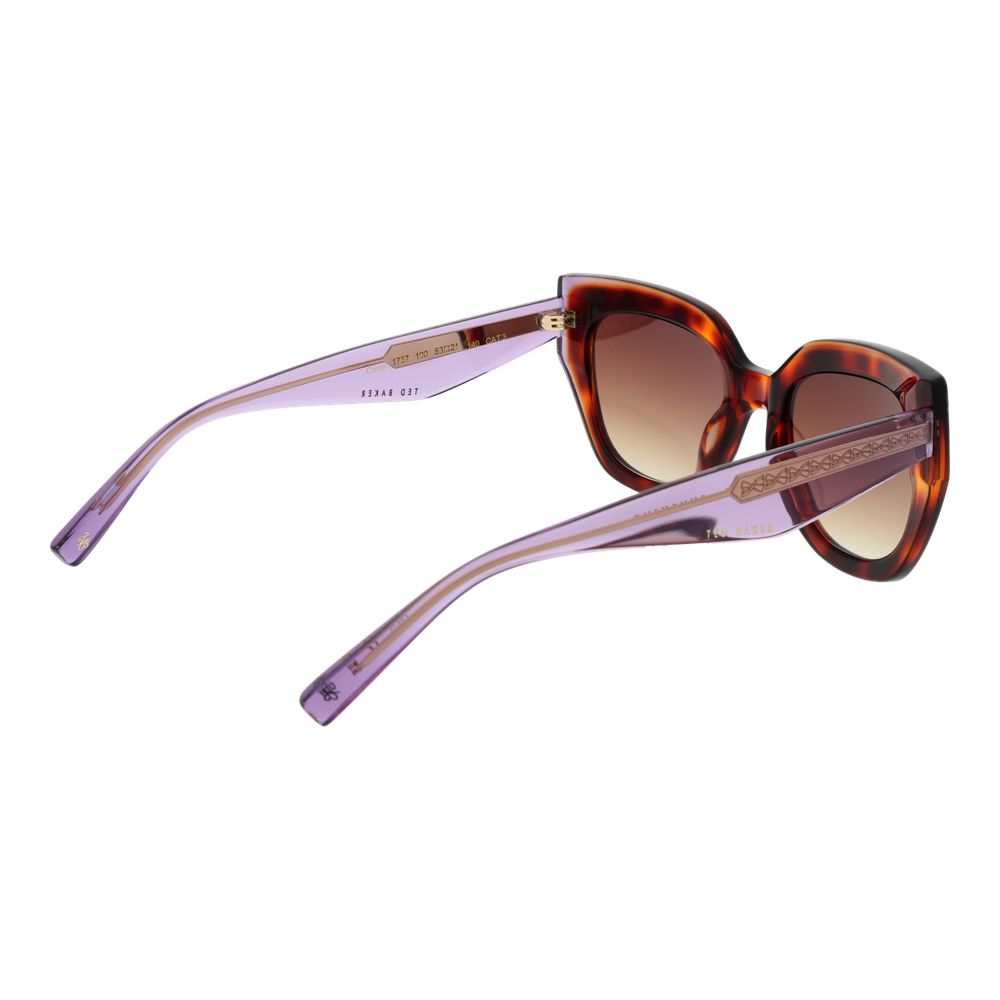 Ted Baker Women’s Sunglasses – Brown Cat Eye Frame, Brown Gradient Lenses