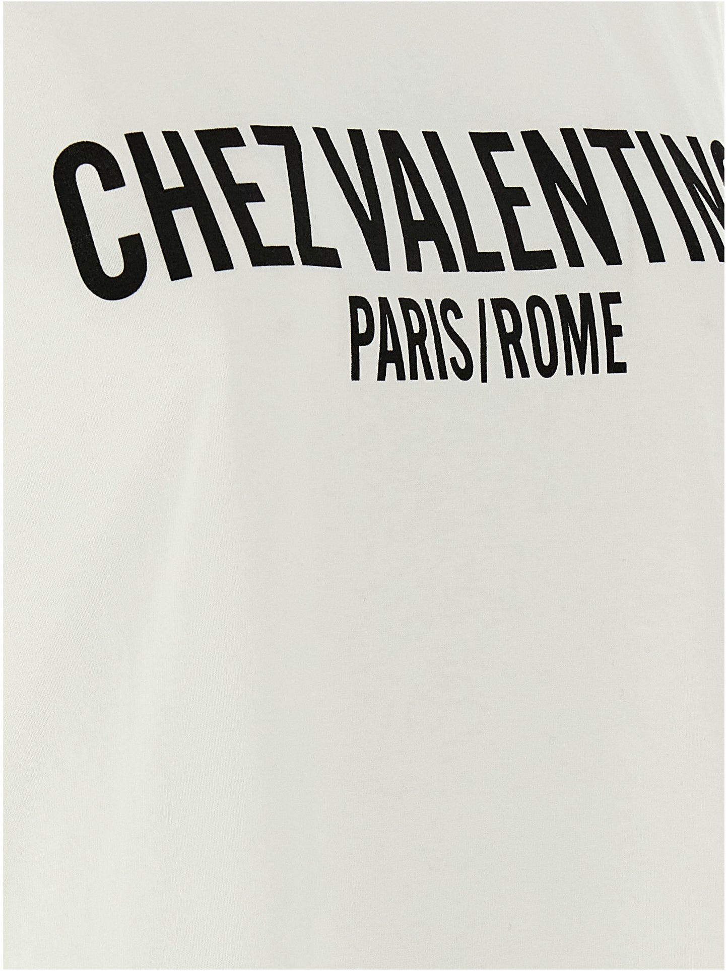 Valentino Garavani Bicolor Cotton T-Shirt - White/Black, XS